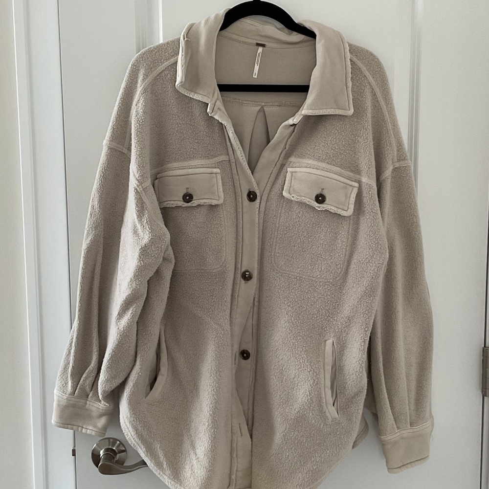 Free People Women's Tan Teddy Jacket. The ruby jacket.